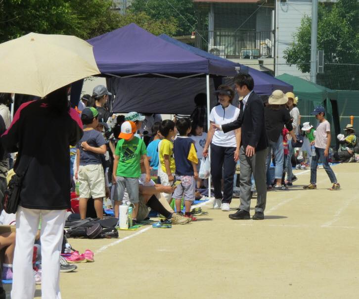 スポーツクラブ21水堂の親子運動会に参加 中野ひろまさ